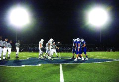 Carlmont High School field lights