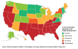 low income students in public schools