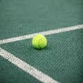 tennis ball -- corner court -- canstockphoto