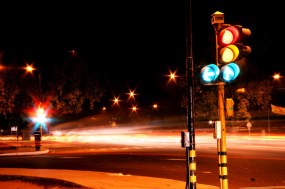 Traffic Lights at Night