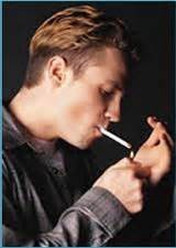 young smoker