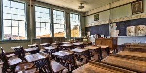 empty classroom -- huffpost